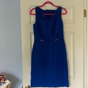 Ann Taylor cocktail/office blue dress